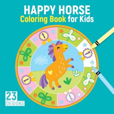 Happy Horse Coloring Book For Kids