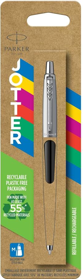 Parker Jotter Original Black Ballpoint Pen  Blue Ink