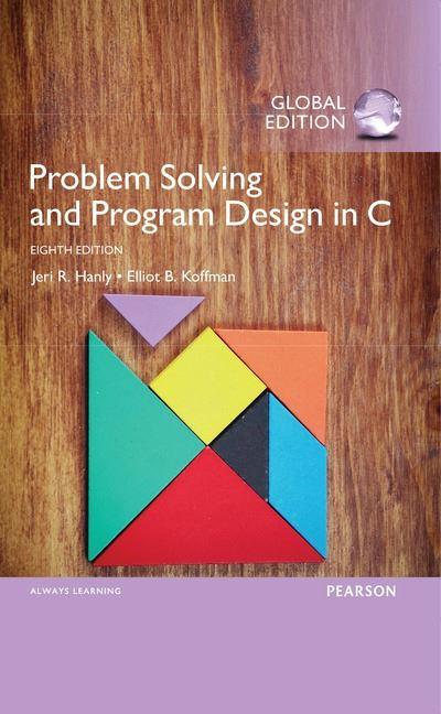 Problem Solving and Program Design in C