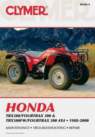 Clymer Honda TRX2300/FOURTRAX 300 & TRX300FW/FOURTRAX 300 4x4, 1988-2000