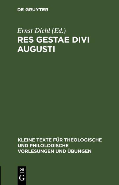 Res Gestae Divi Augusti