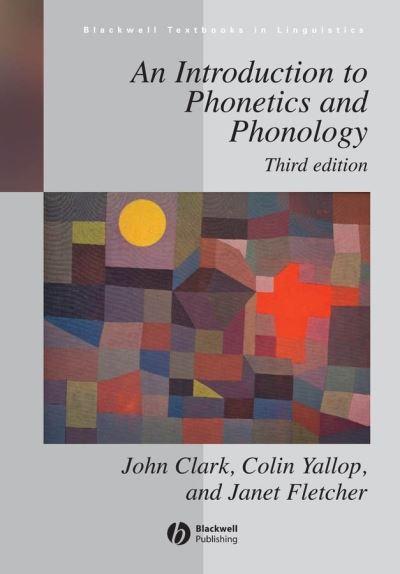 An Introduction To Phonetics and Phonology