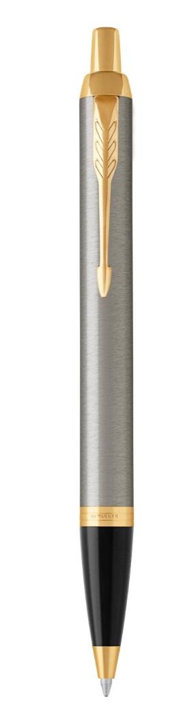 Parker Im Ballpoint Pen With Brushed Metal