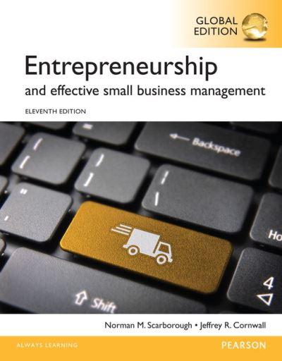 Entrepreneurship and Effective Small Business Management