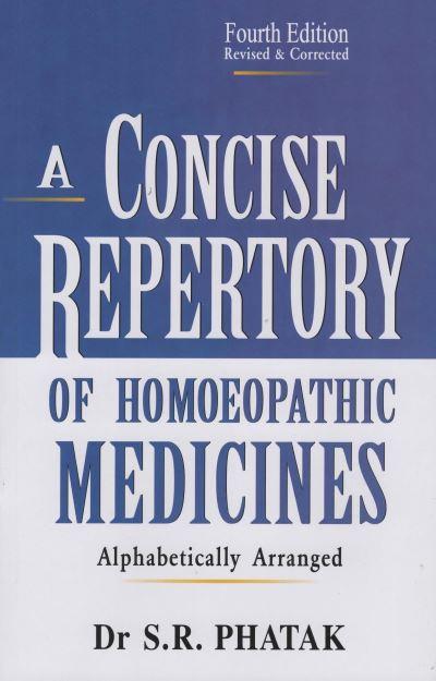 Concise Repertory of Homeopathic Medicines