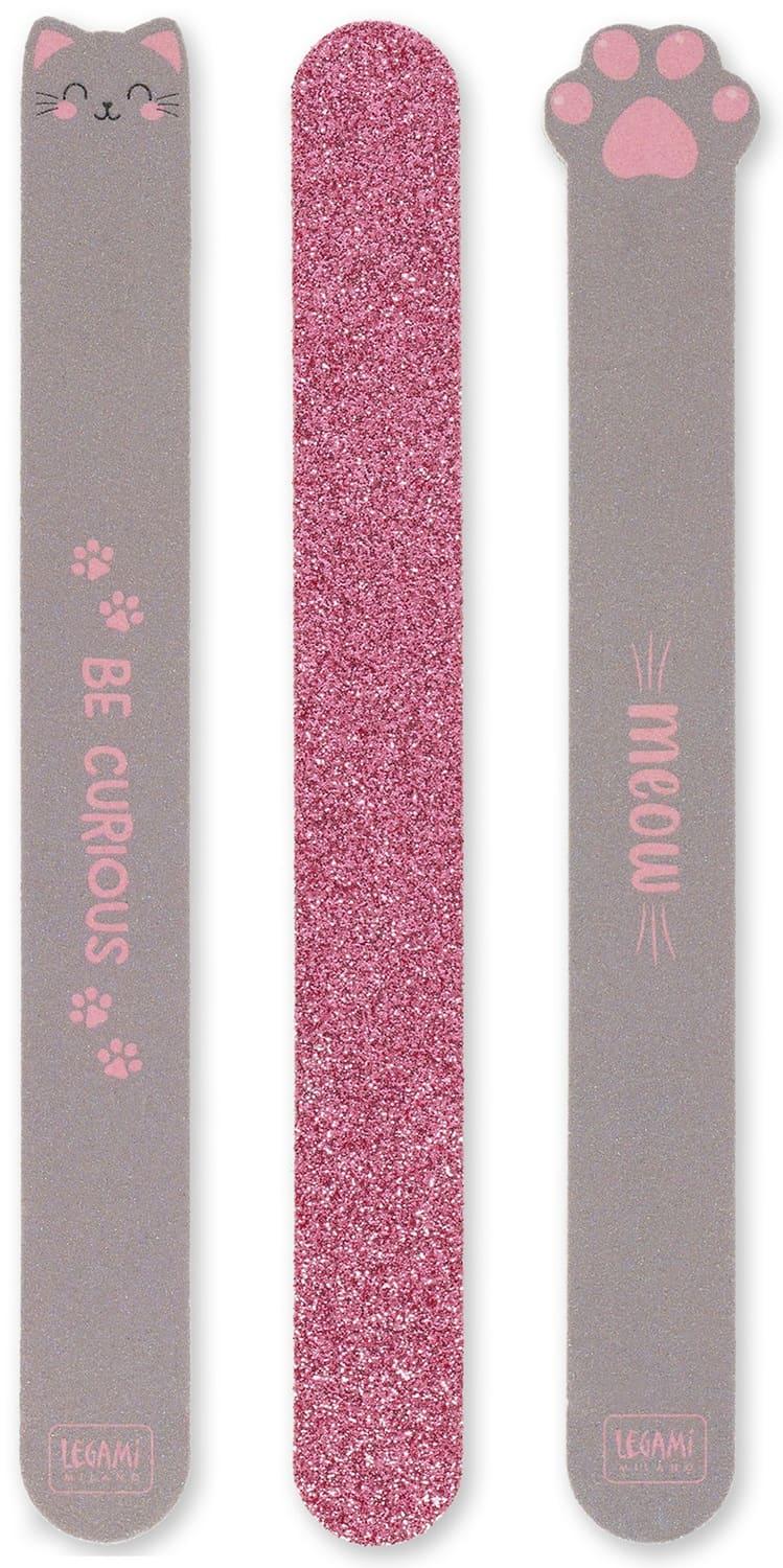 LEGAMI  Nail Files 3 Pack - KITTY