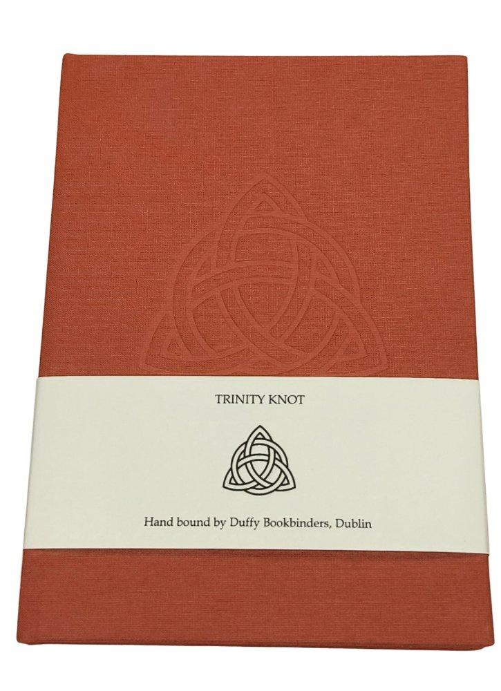 Duffy Bookbinders Burnt Orange A5 Trinity Knot Notebook