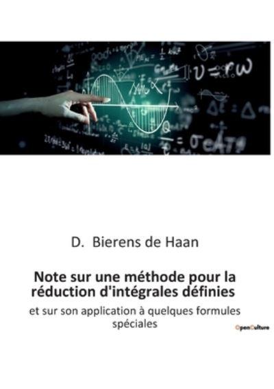 Note Sur Une Méthode Pour La Réduction D'intégrales Définies