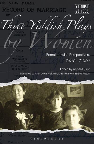 Three Yiddish Plays By Women