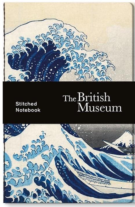 Museums & Galleries Stitched Notebook: Great Wave