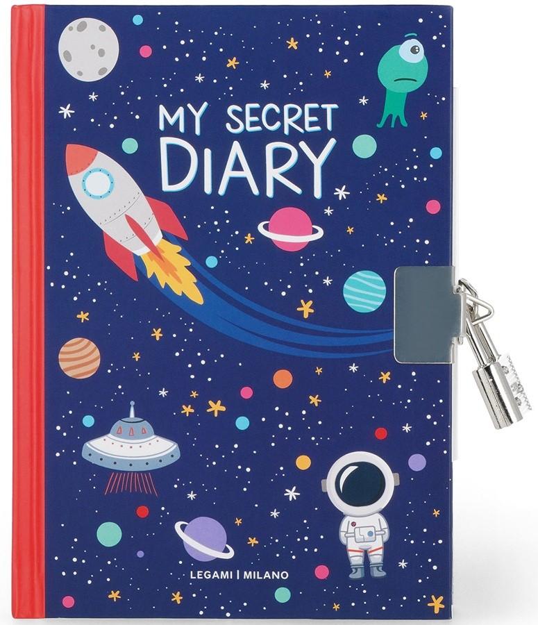 LEGAMI Secret Diary With Padlock - SPACE