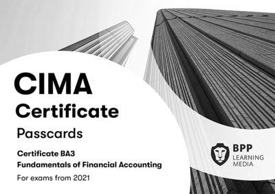 CIMA BA3 Fundamentals of Financial Accounting. Passcards