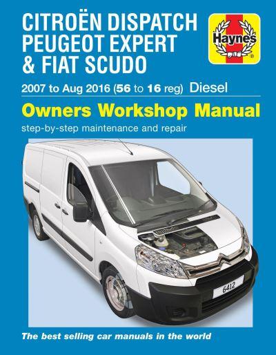 Citroën Dispatch, Peugot Export & FIAT Scudo Diesel ('07-Aug '16) 56 To 16