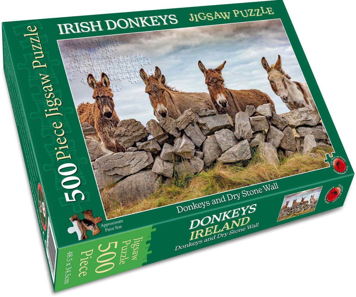 Irish Donkeys Jigsaw Puzzle 500 Pc