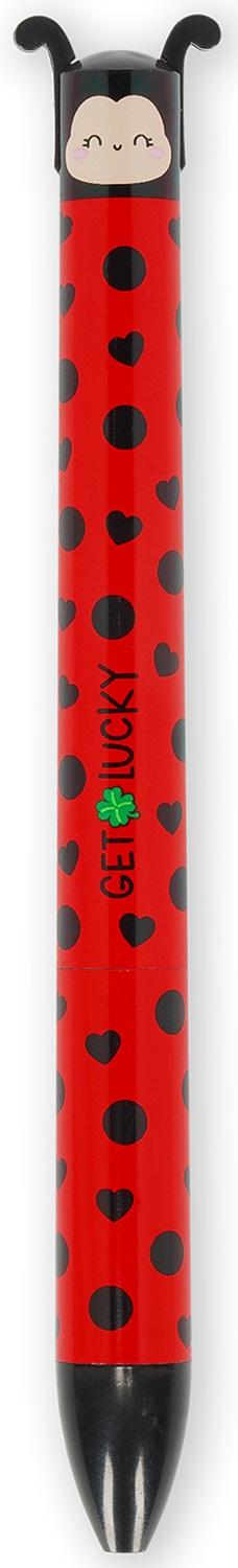 LEGAMI Two-Colour Ballpoint Pen - Click&Clack