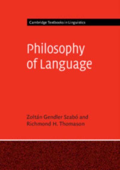 Philosophy of Language