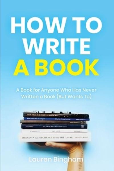 How To Write a Book