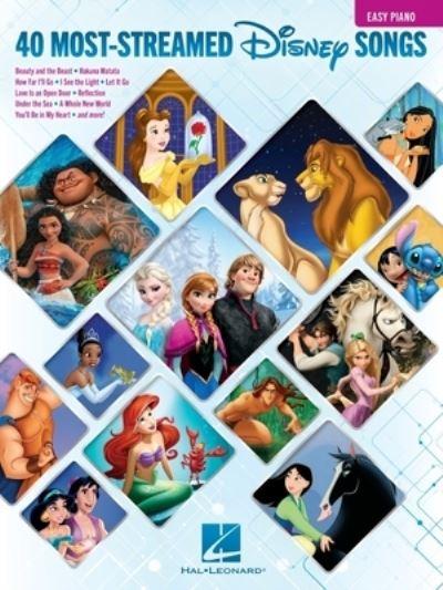 The 40 Most-Streamed Disney Songs: Easy Piano Songbook
