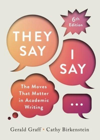 "They Say - I Say"