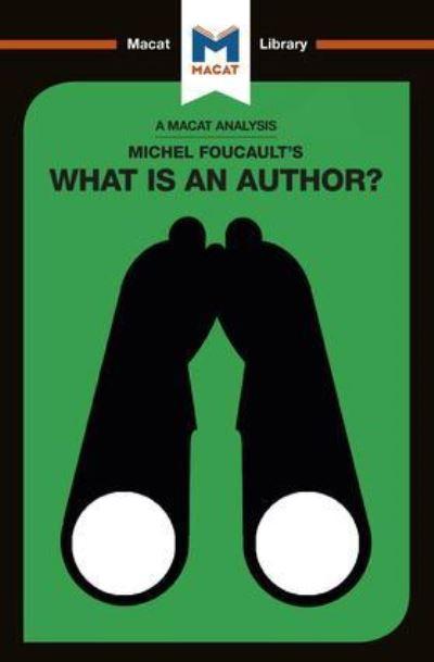 Michel Foucault's What Is an Author?
