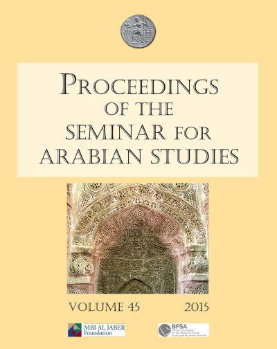 Proceedings of the Seminar For Arabian Studies