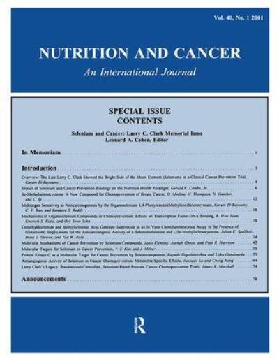 Selenium and Cancer