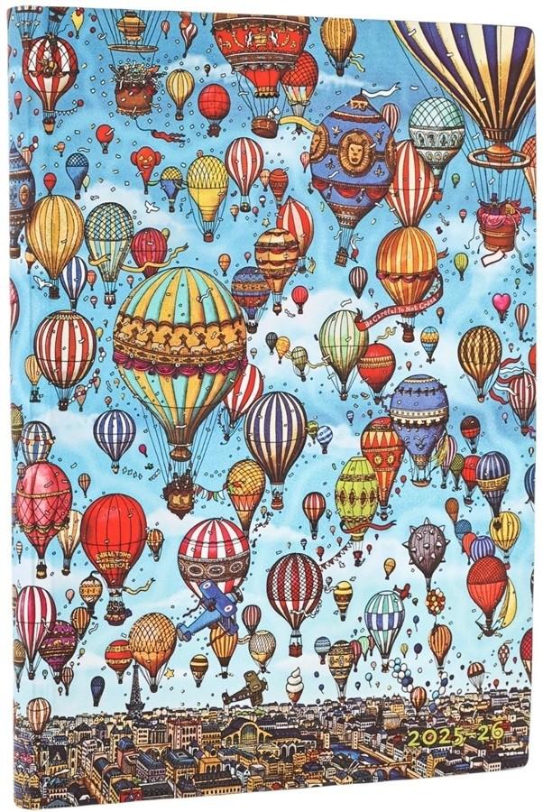 Paperblanks 25/26 Balloon Festival 18 Month Diary