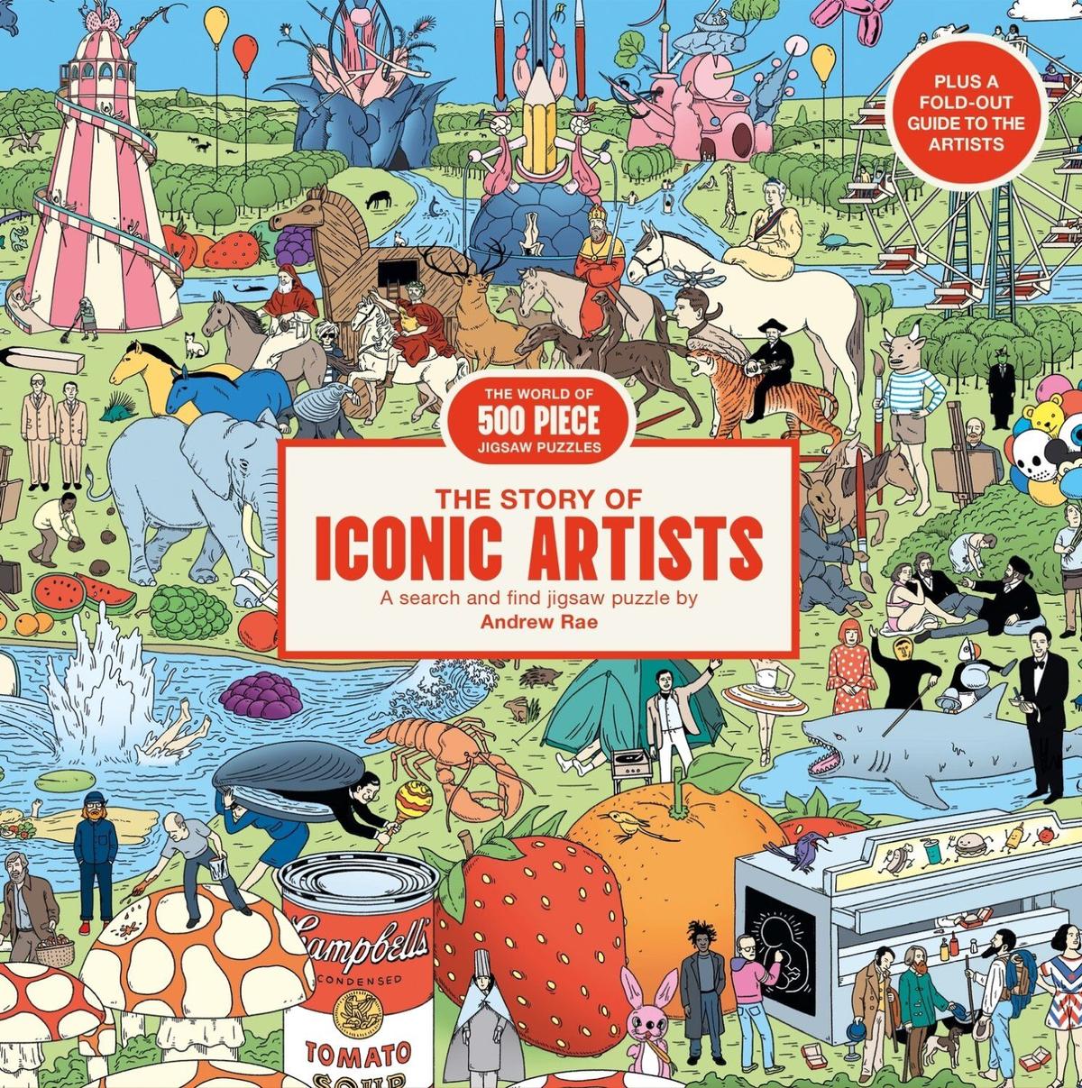 Laurence King The Story of Iconic Artists 500 Piece Puzzle