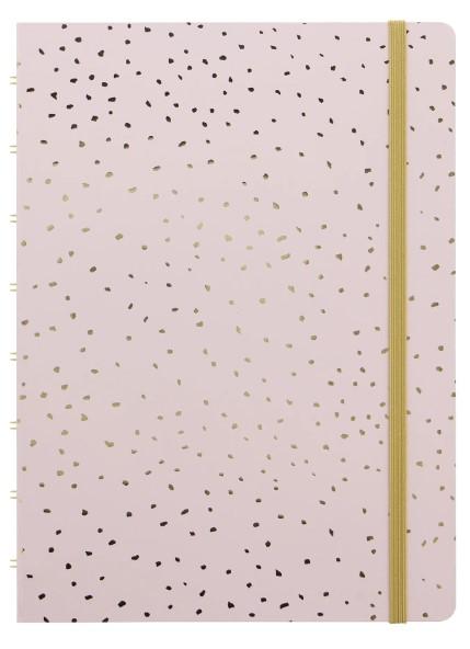 Filofax A5 Confetti Notebook Rose Quartz