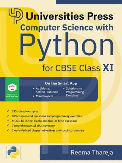 Computer Science With Python For CBSE Class XI