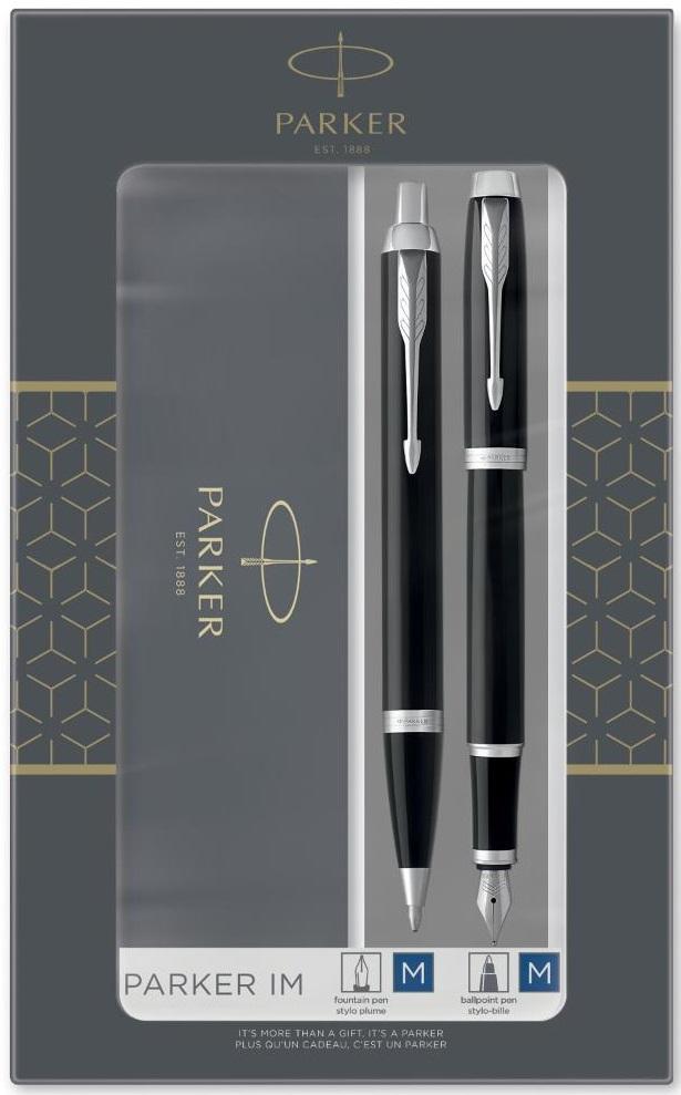Parker Im Black Ct Fountain Pen And Ballpoint Pen Duo Set