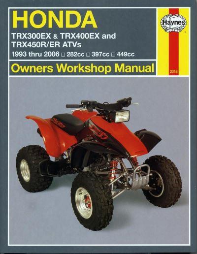 Honda TRX300EX, TRX400X/EX, TRX450R/ER ATV Service and Repai