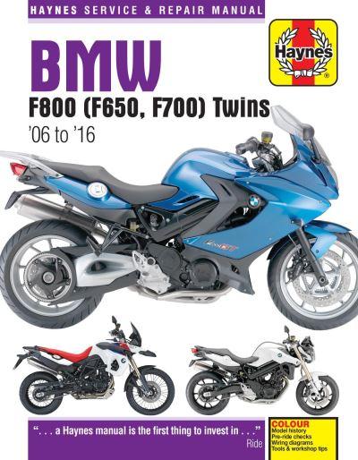 BMW F800, F700 & F650 Twins Service & Repair Manual