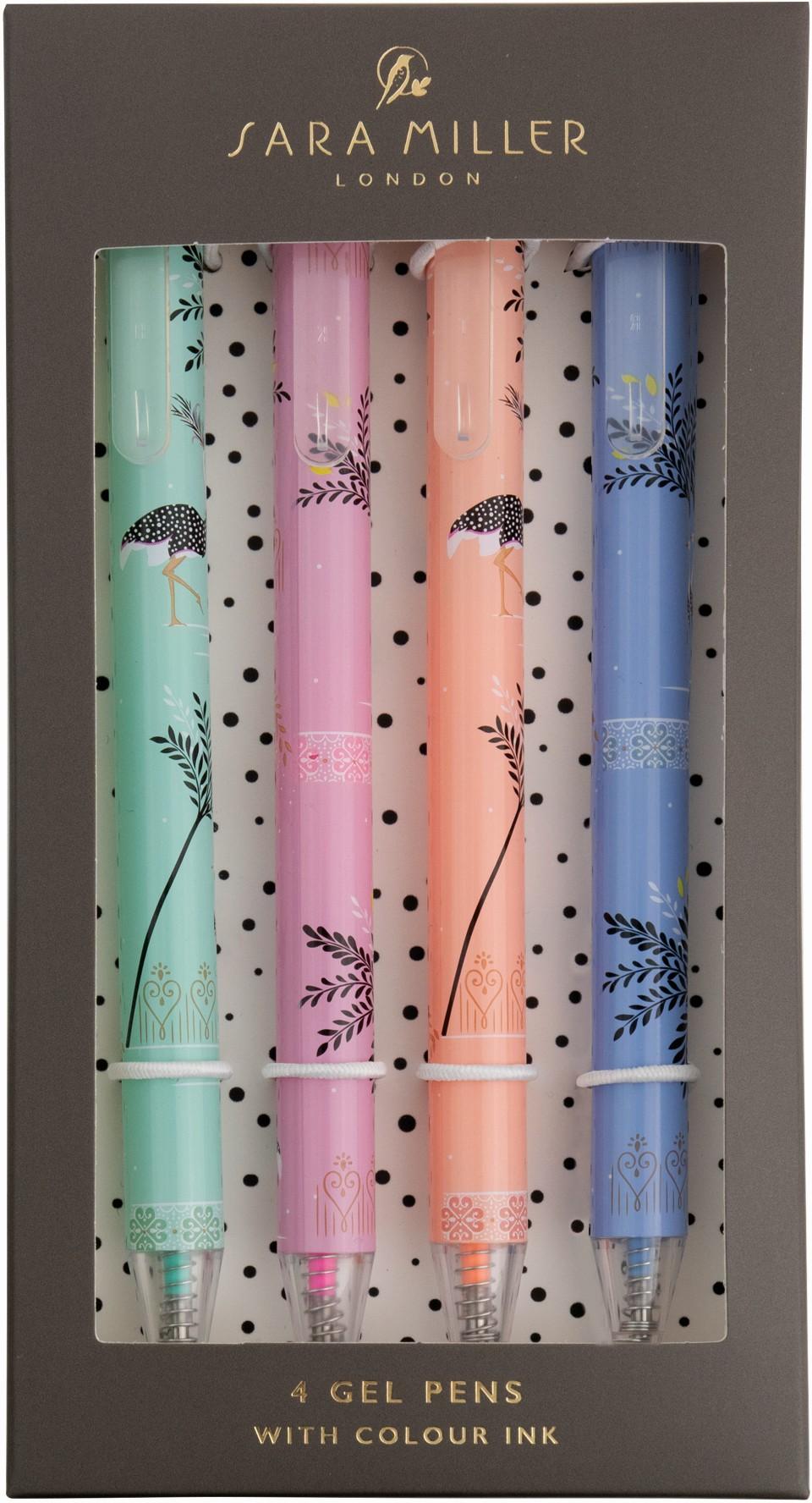 Sara Miller Savannah  Set of 4 Gel Pens