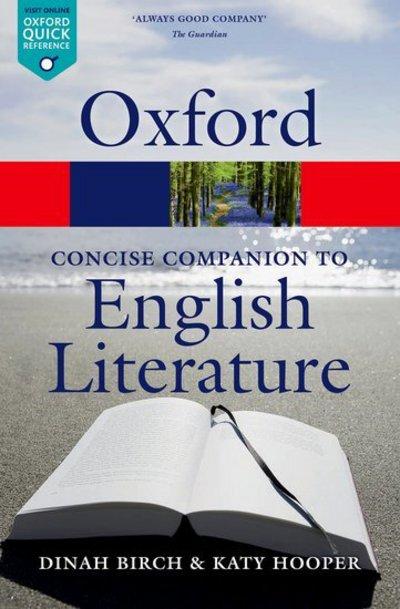 The Concise Oxford Companion To English Literature