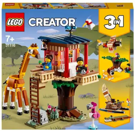 LEGO CREATOR Safari Wildlife Tree House 31116