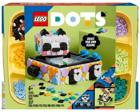 LEGO DOTS Cute Panda Tray 41959