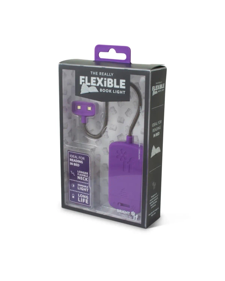 The Really FLEXIBLE Book Light - Purple