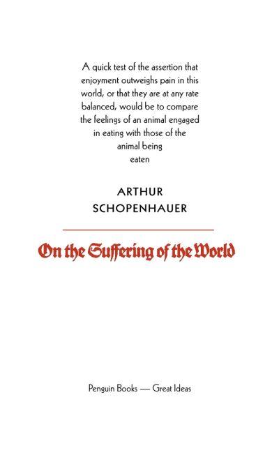On The Suffering Of The World P/B